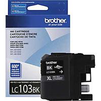 CARTUCHO DE TINTA BROTHER NEGRO LC103BK PARA RENDIMIENTO DE 600 IMPRESIONES CARTUCHO DE TINTA BROTHER NEGRO LC103BK PARA RENDIMIENTO DE 600 IMPRESIONES